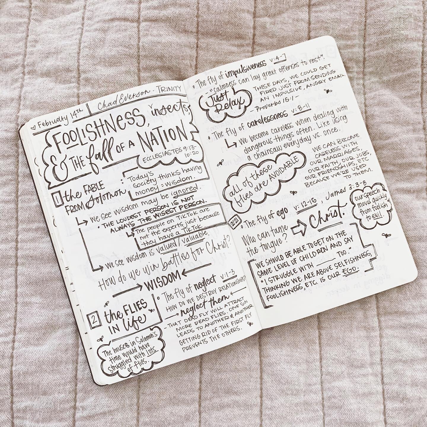 Let&rsquo;s chat! I&rsquo;ve got 5️⃣ note-taking tips and tricks lined up for you tonight if you want meetings to be a little less lame, sermon notes (like these!) to be a little more memorable, or journaling to be a little more fun!
⠀⠀⠀⠀⠀⠀⠀⠀⠀
☝🏻- C