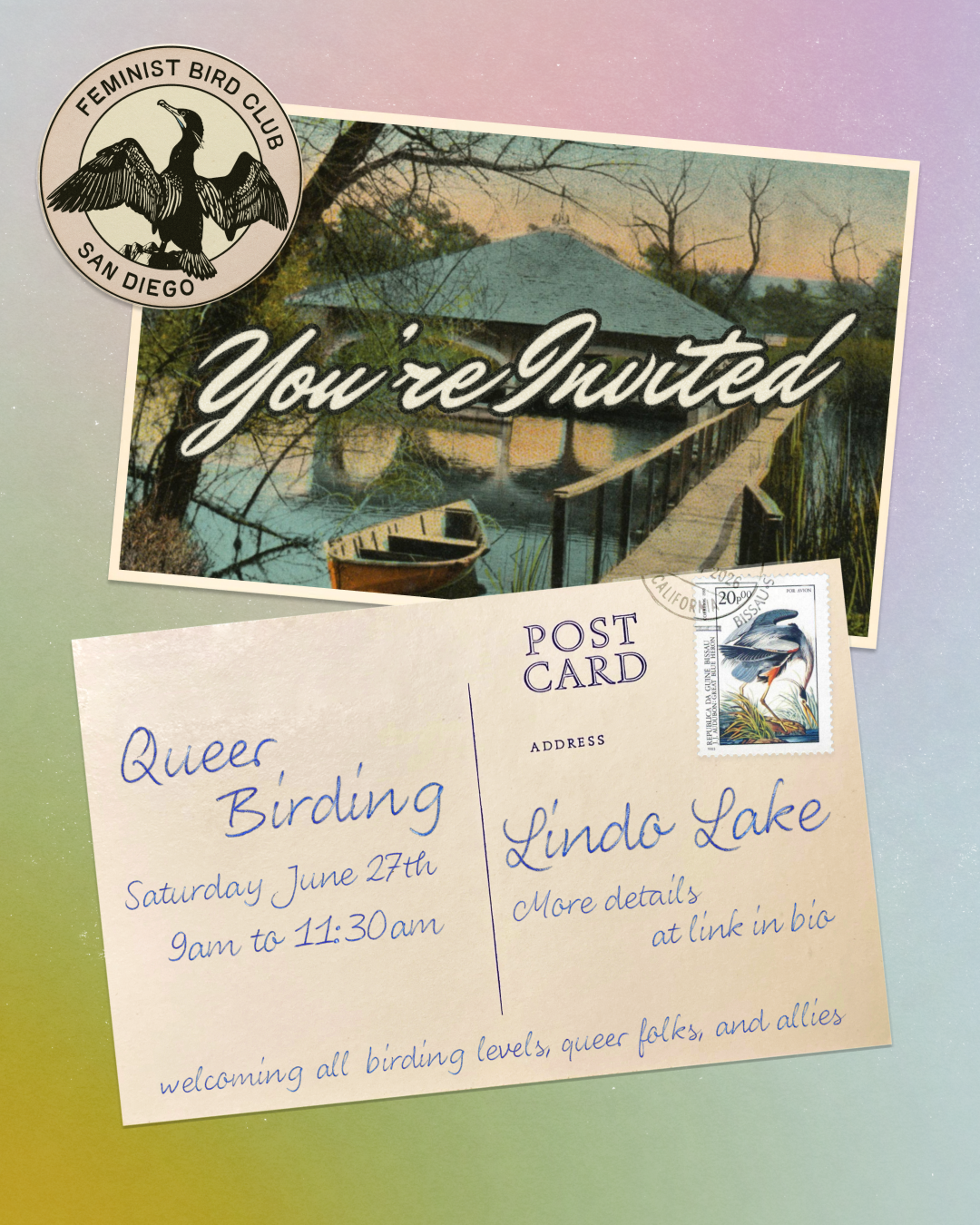 FBC San Diego - Queer Birding at Lindo Lake