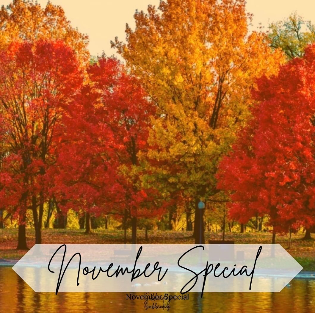 November Special🍁
20% off Gift Certificates 

DM today to secure your gift certificate at 20% off! 

Give one to a loved one or buy one for yourself to save on your next session! 

Redeemable for the following services✨

Reiki 
Red Light 
Crystal Be