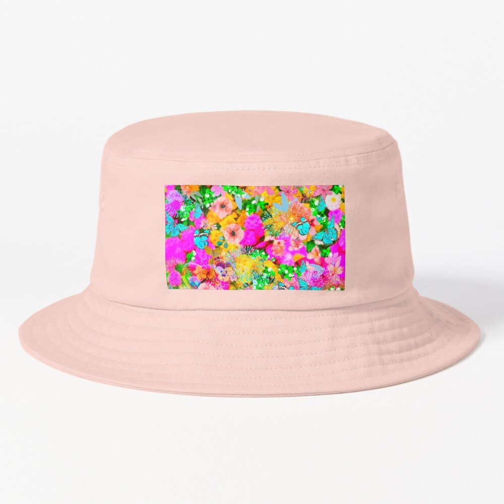 Pretty Pink Garden Bucket Hat