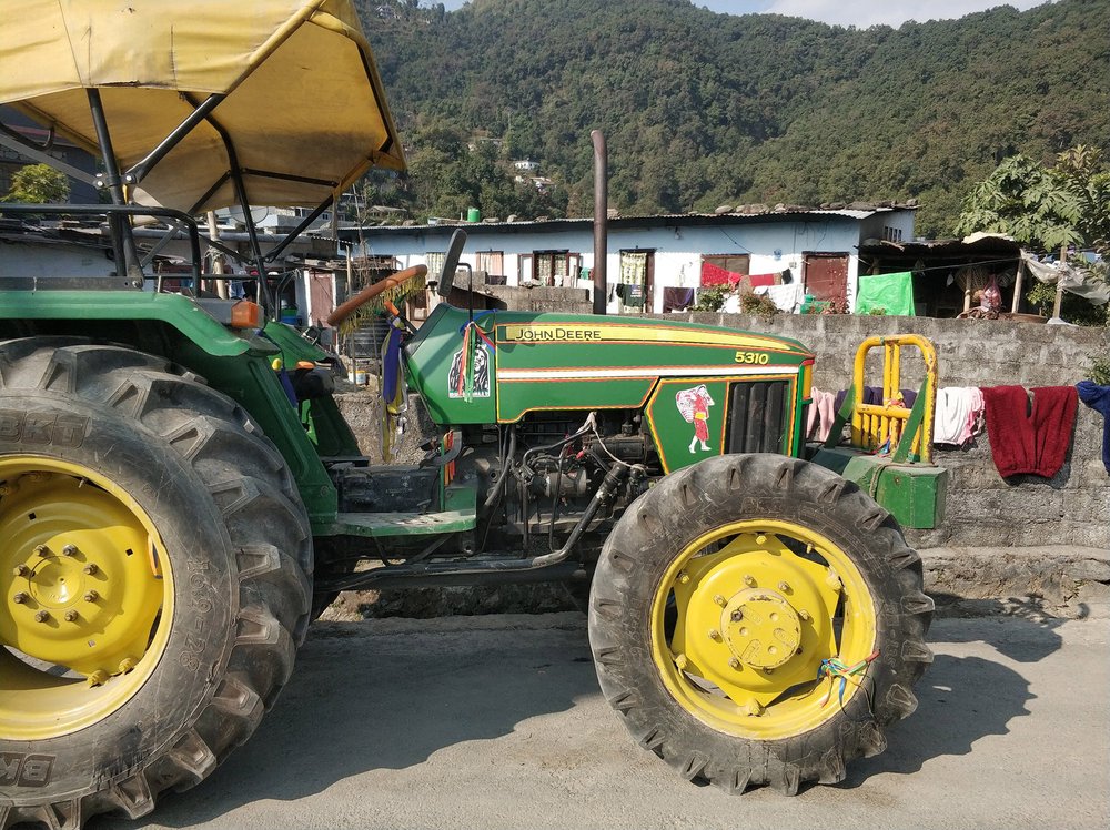  Can't say that we've seen very many (proper) tractors in the greater Pokhara area, but… 