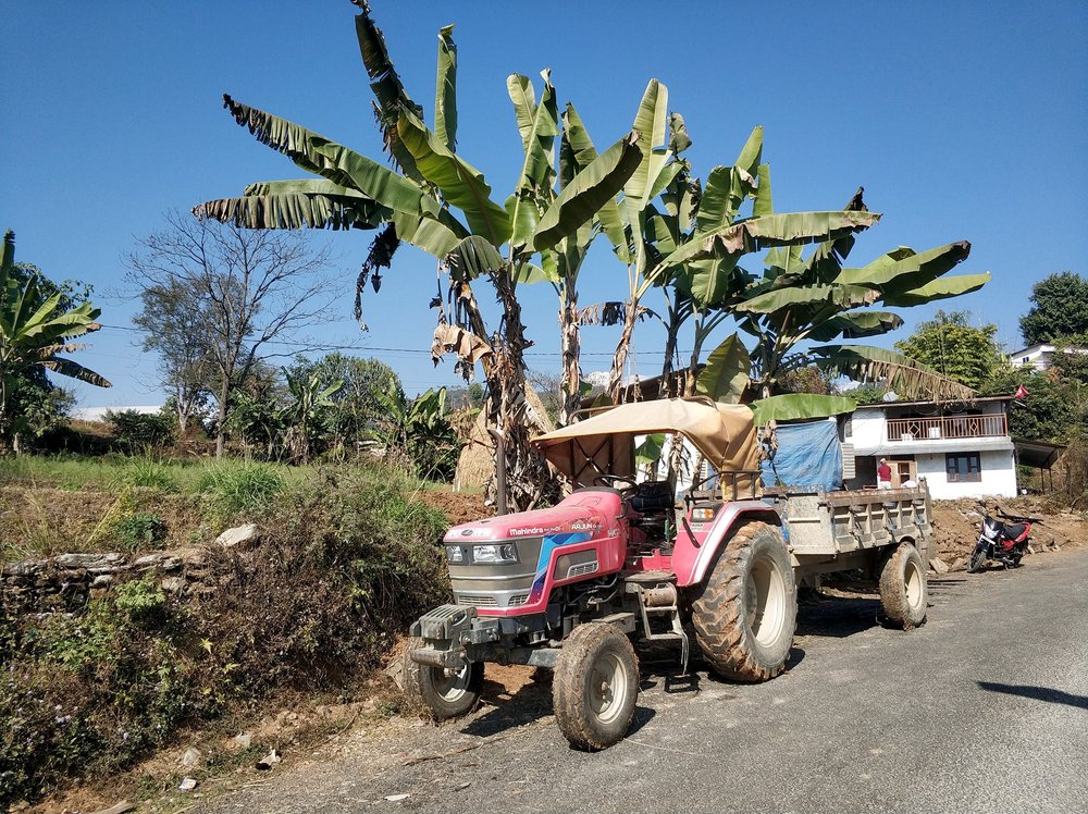  We're legally obligated to try and take photos of  every tractor we see now, so we can eventually put together a proper feature of Nepali tractor porn - stay tuned… 