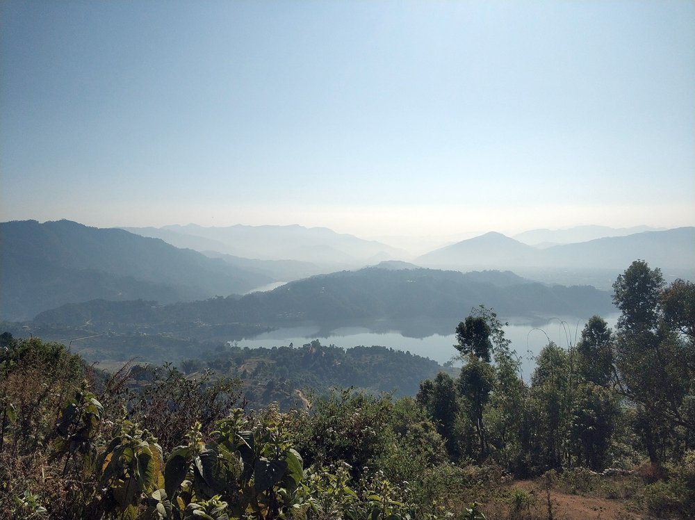  Another shot just to keep track of where our homestay is on the other side of the lake there. 