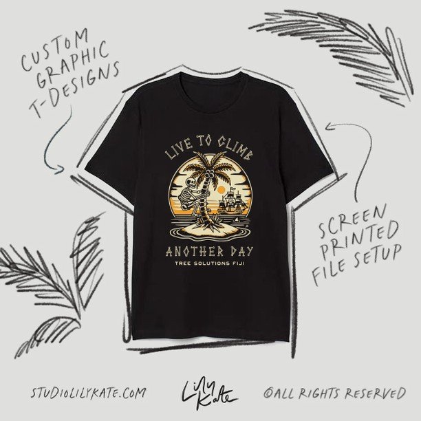 We&rsquo;re excited to reveal this custom graphic design we created for @treesolutionsfiji , an arborist company dedicated to preserving and maintaining Fiji&rsquo;s beautiful landscapes.

🌴 This design captures the adventurous spirit of their work&