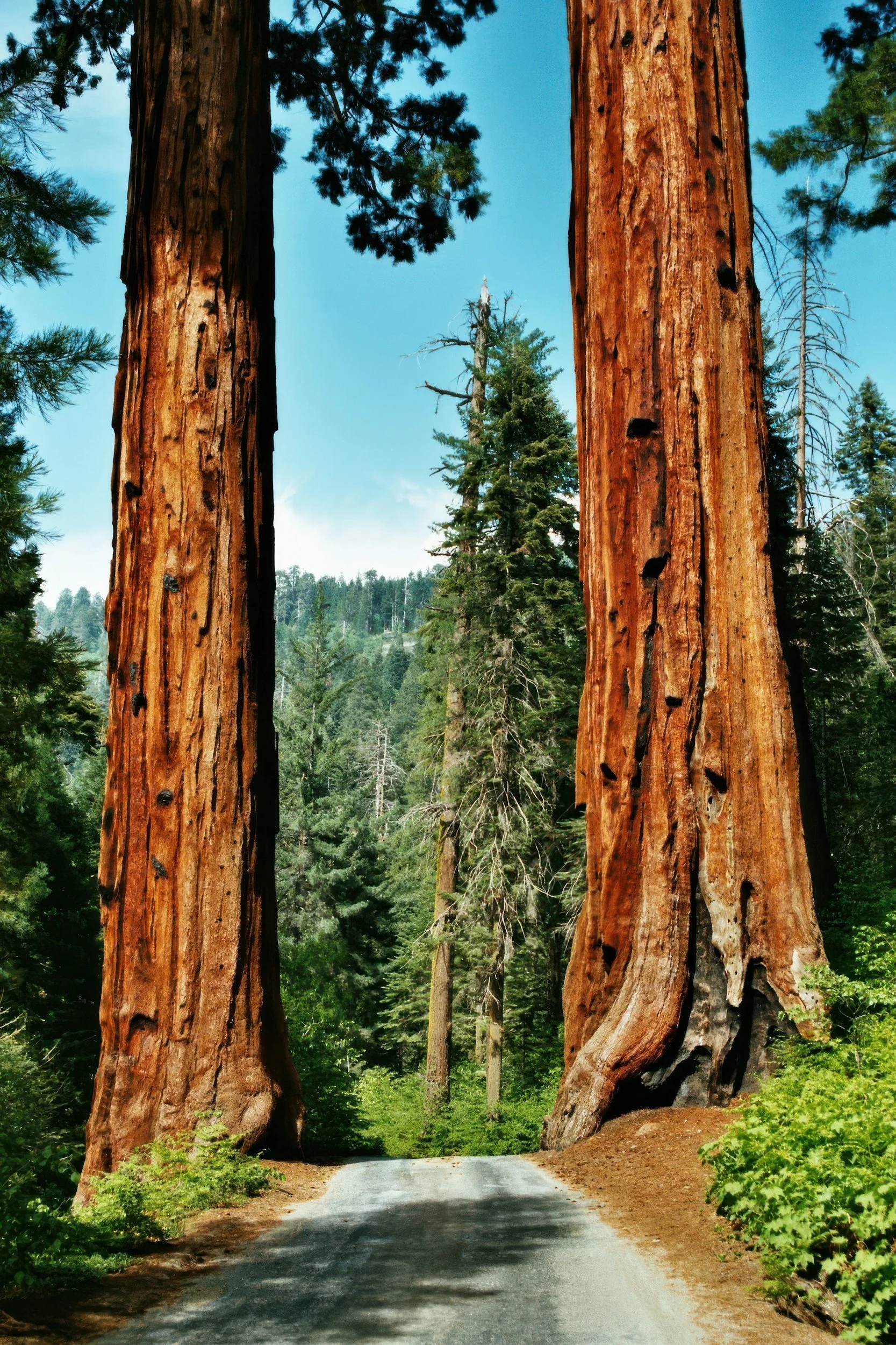 Sequoia trees representing growth and stability at Sequoia Teen Counseling Center in Seattle WA