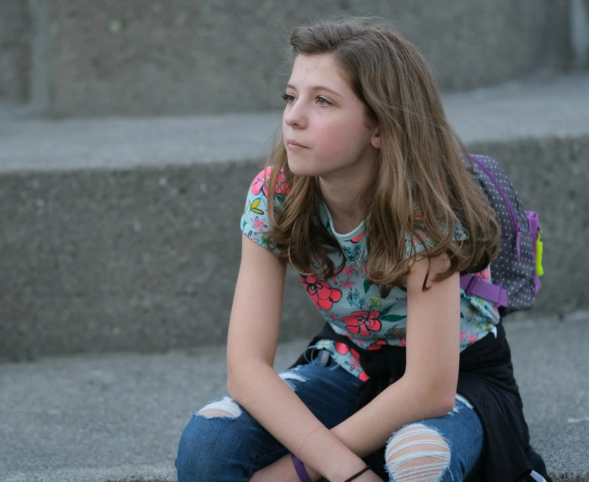 Image of teen/young adult with anxiety, who can receive therapy at Sequoia Teen Counseling Center in Eastlake, Seattle