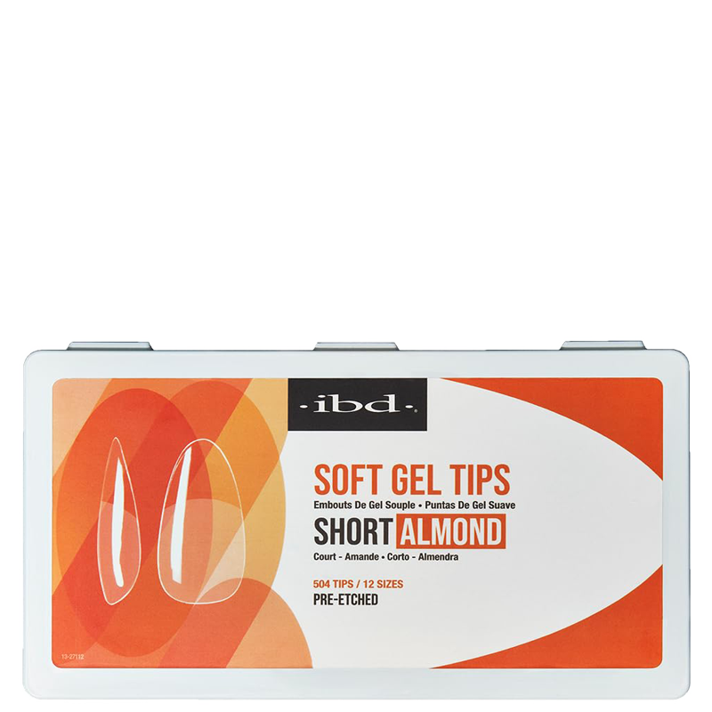 IBD SOFT SHORT ALMOND GEL TIPS