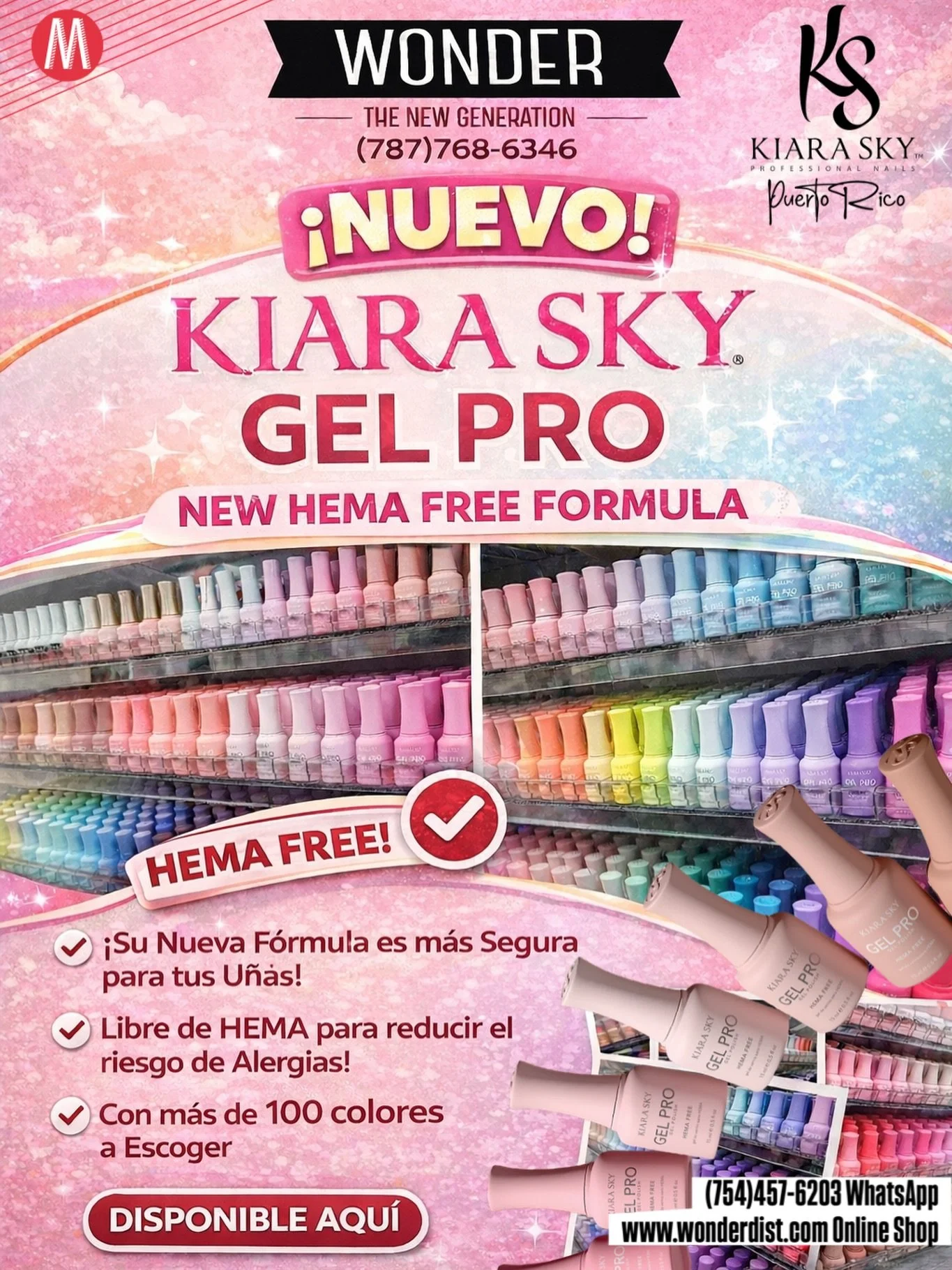 @kiaraskypr Gel Pro Gel Polish

💅🏼Beneficios:

🌈M&aacute;s de 100 Colores
&hearts;️Hema-Free
&hearts;️TPO-free
&hearts;️TMPTA-free
💅🏼Cobertura con Una sola Capa

Busca Tu Gel Polish Favorito !

📲(787)768-6346
💬(754)457-6203 WhatsApp 
💻www.won