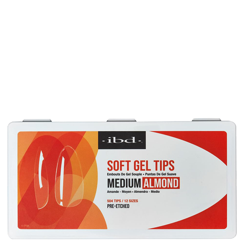 IBD SOFT MED ALMOND GEL TIPS
