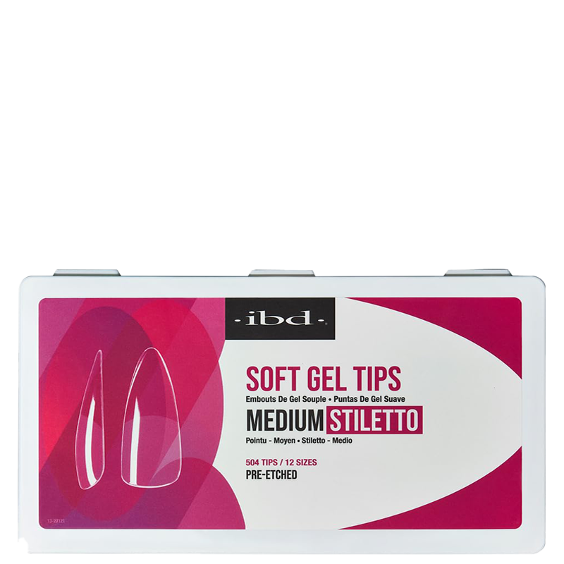 IBD SOFT MED STILETTO GEL TIPS