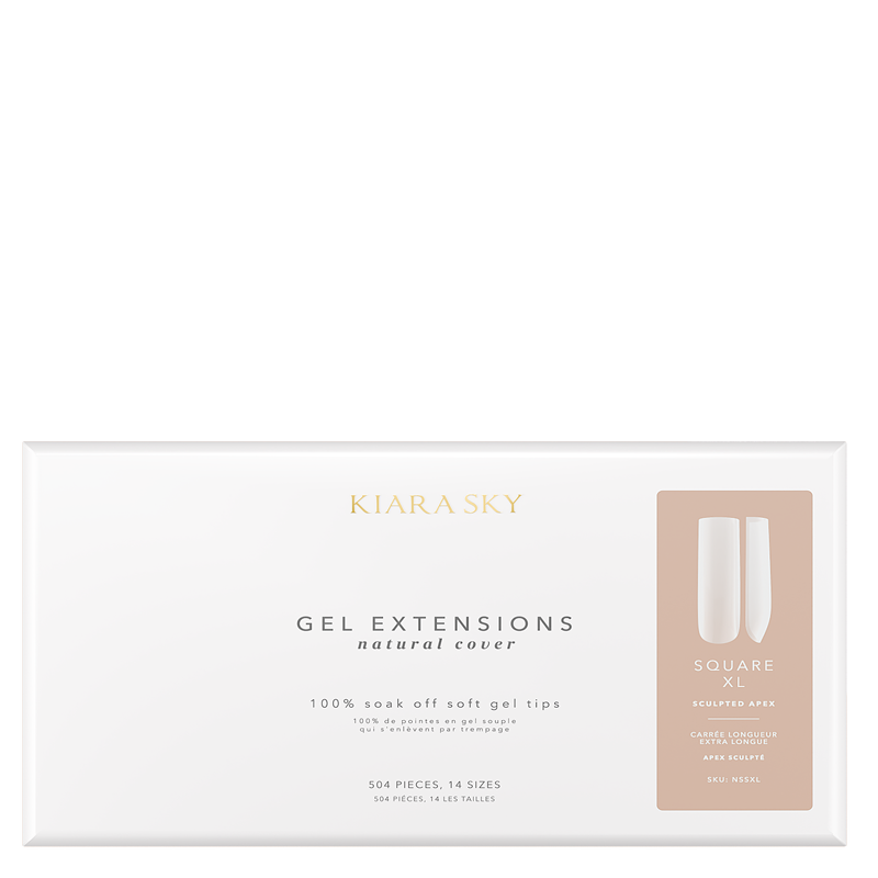 KS NATURAL SQUARE GELLY TIPS