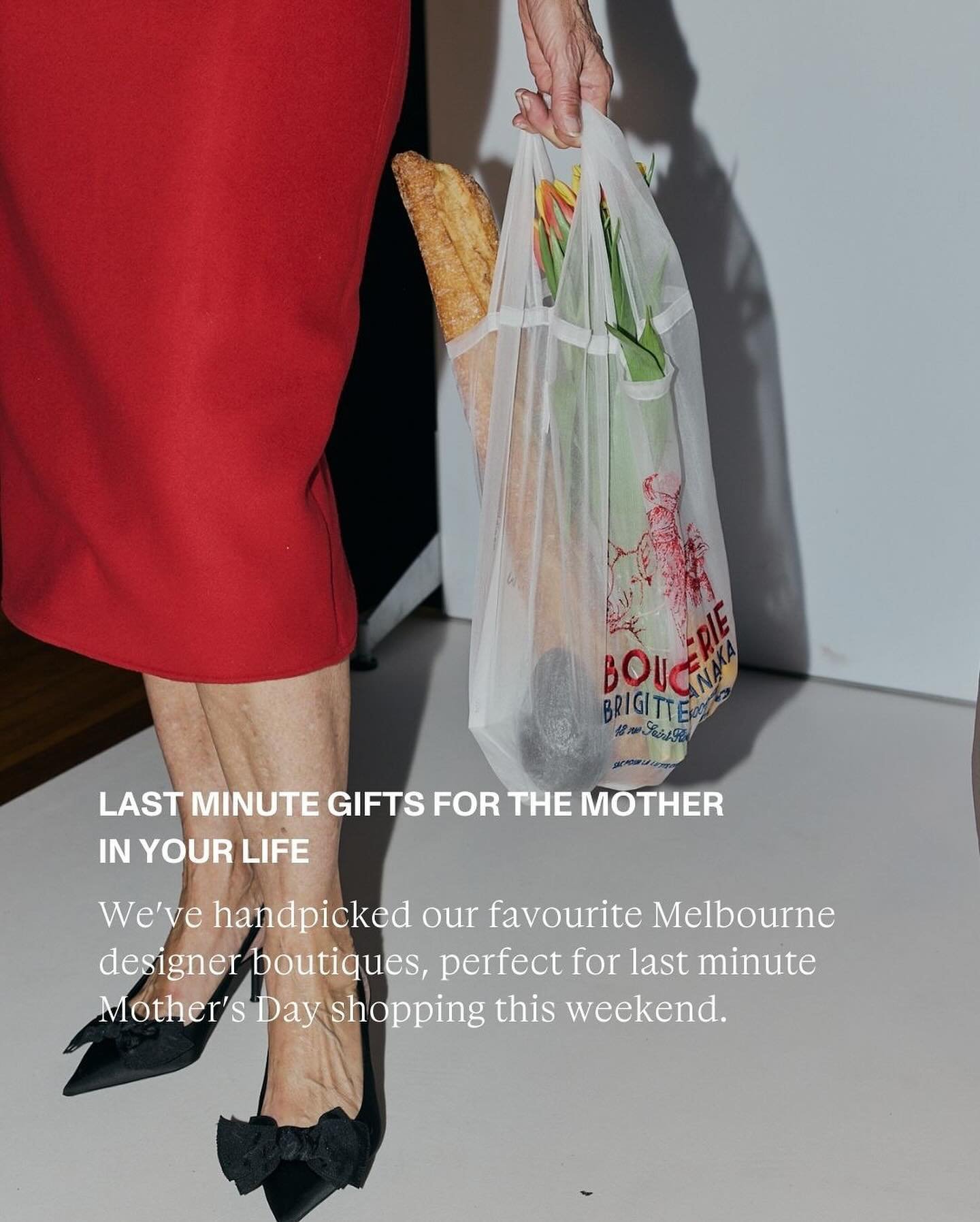 Treat the mother figure in your life! 🎀 We&rsquo;ve handpicked some of our favourite Melbourne designer boutiques that you can visit over the weekend, just in time for Mother&rsquo;s Day. Or even better? Make a day of it and take them shopping.
&nbs