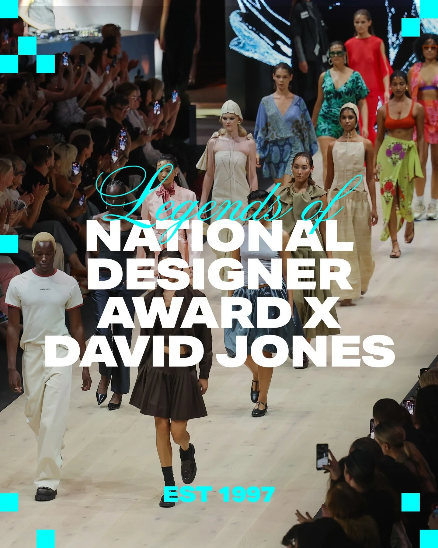 NATIONAL DESIGNER AWARD X DAVID JONES RETURNS TO THE RUNWAY 🏆

Australia&rsquo;s most prestigious fashion accolade will once again take centre stage on our Premium Runway and you can buy tickets to see the 2026 winner crowned.

Since 1997, the Festi