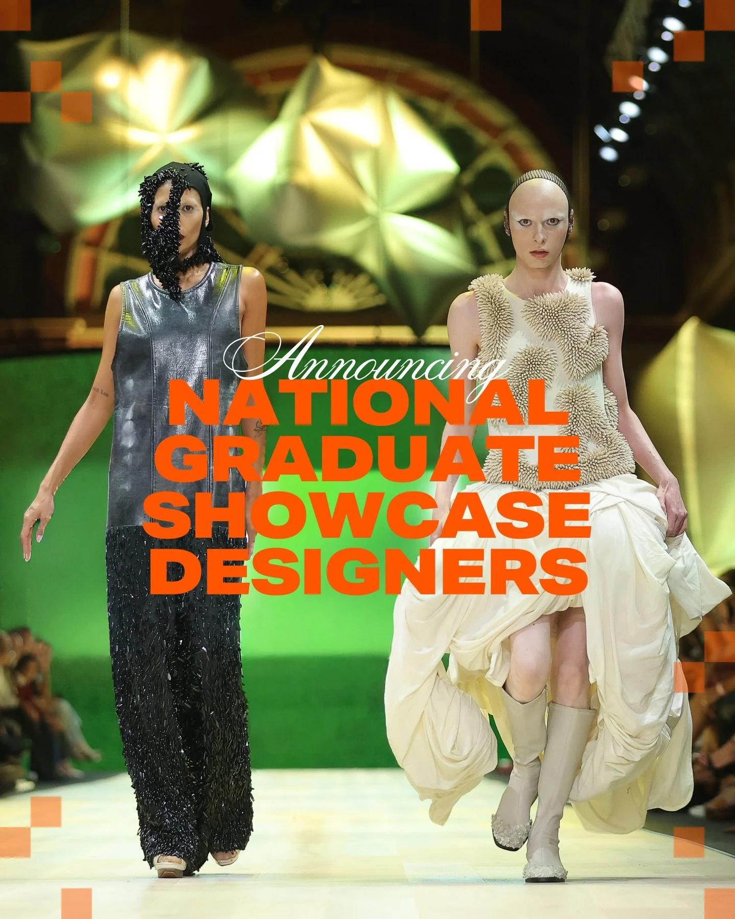 ANNOUNCEMENT 📣 Introducing our 2026 National Graduate Showcase designer line-up: @____ana.kim , @baileyquan_, @r3m1xcollective, @c___caroline, @connor.lv.brown, Jessica Micheline Pangestu, @fantomecouture, @_leah_designs_ , @roseguiffre_, Valentina 