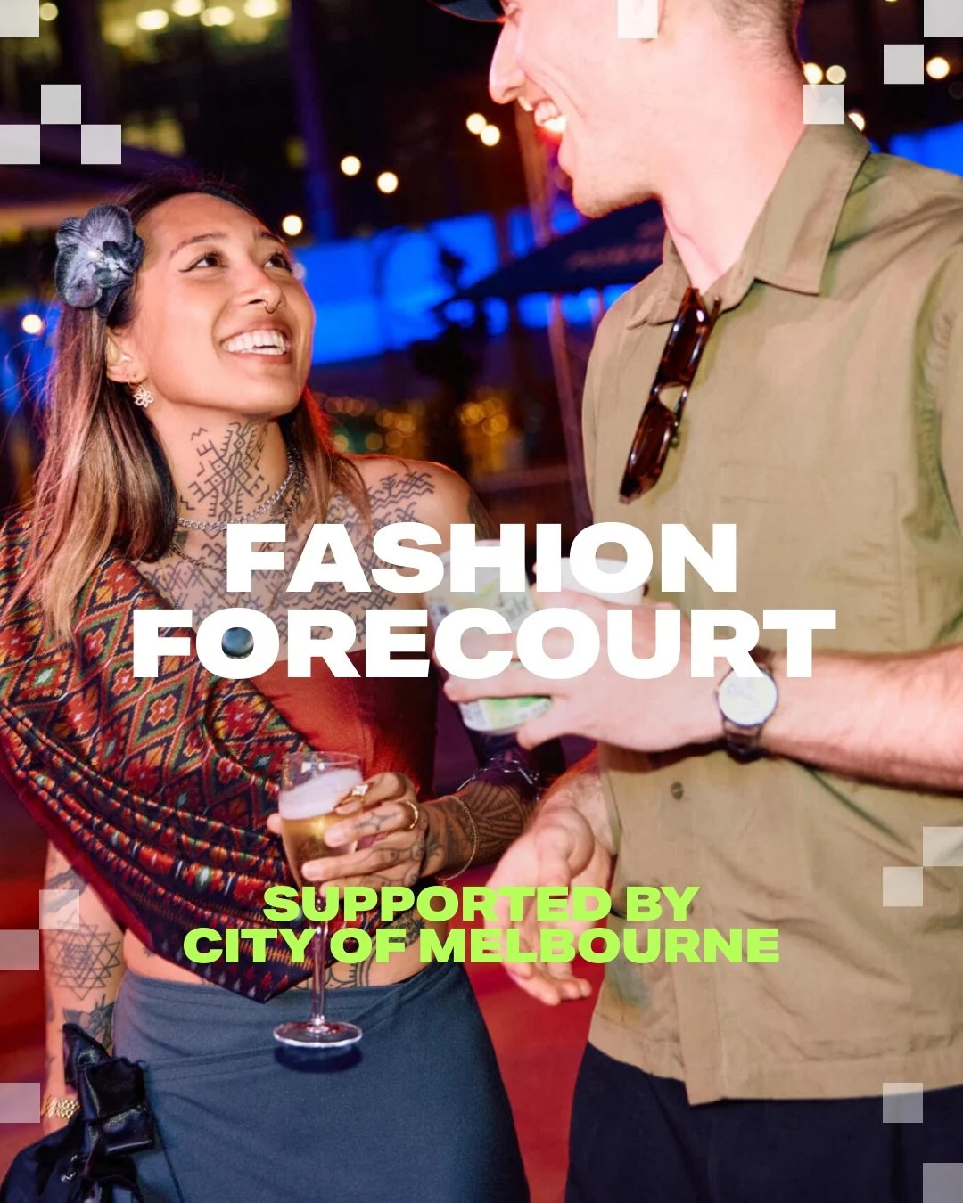 FASHION FORECOURT LINE UP 🍸 Supported by @whatsonmelb, our open-air entertainment destination is open for anyone to attend from 23 &ndash; 28 February, located directly outside the @royalexhibitionbuilding on Museum Plaza, the official Home of the F