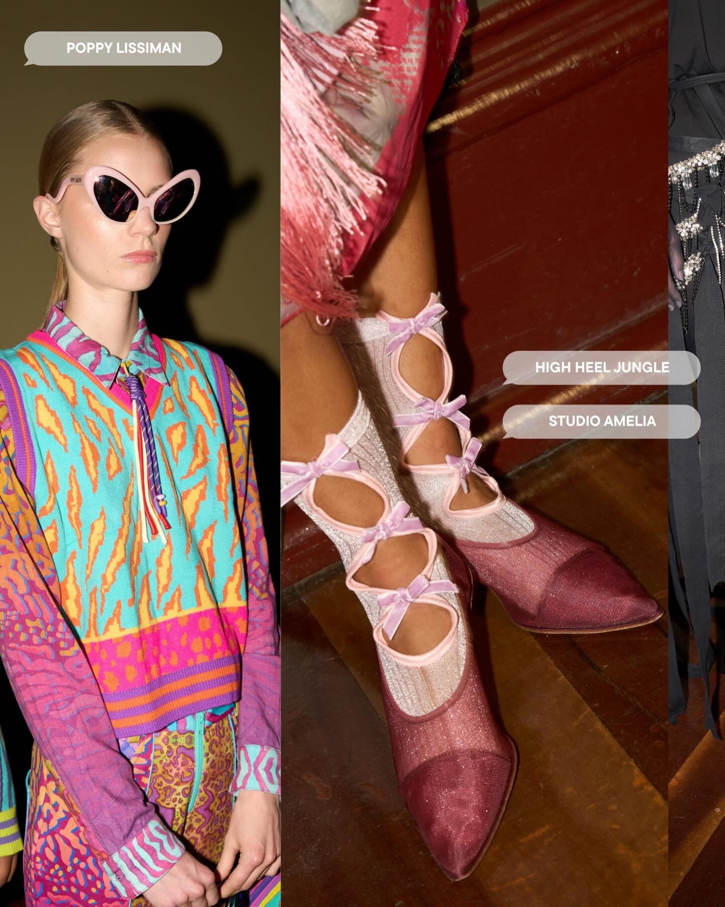 SHOP THE ACCESSORIES PART 1. A moment for our incredible footwear and accessory contributors. From heels to bags, earrings to custom headpieces, hosiery and statement tights, these pieces completed every look seen walk down our 2026 Premium Runways. 