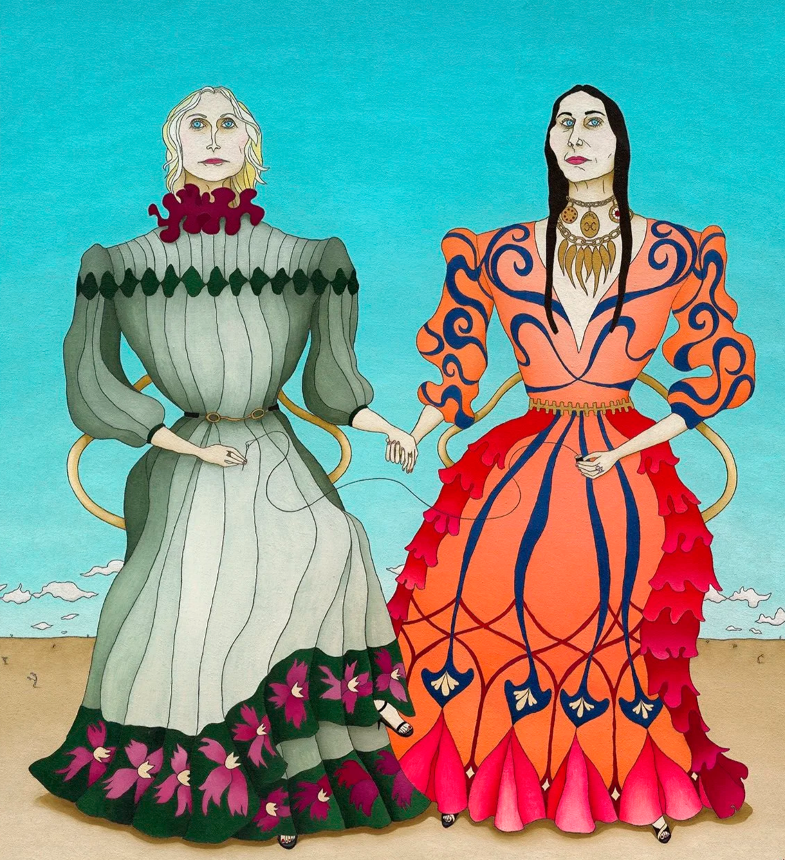 CAROLINE ZILINSKY ON PAINTING THE ZIMMERMANN SISTERS