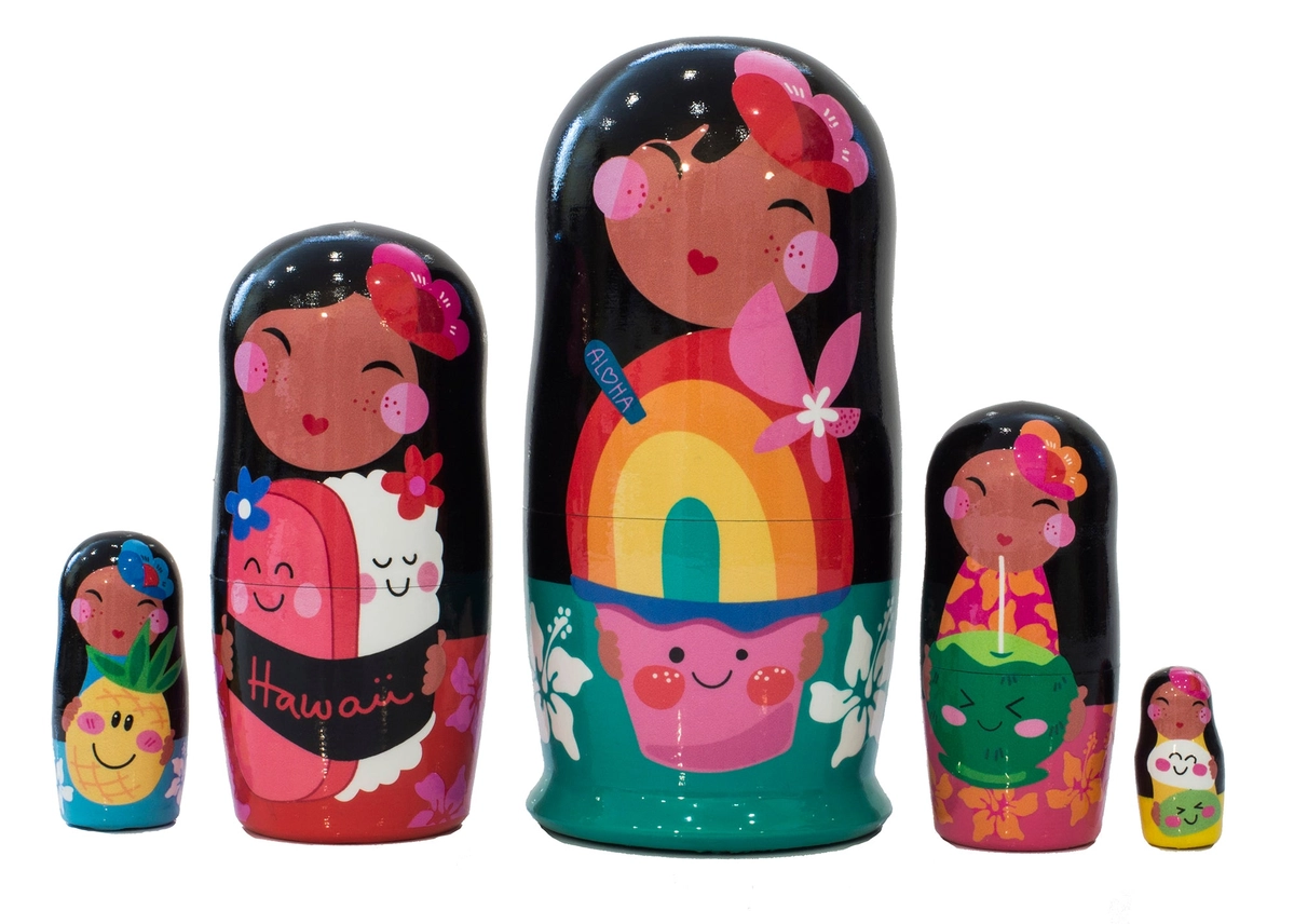 Ono themed nesting dolls.
