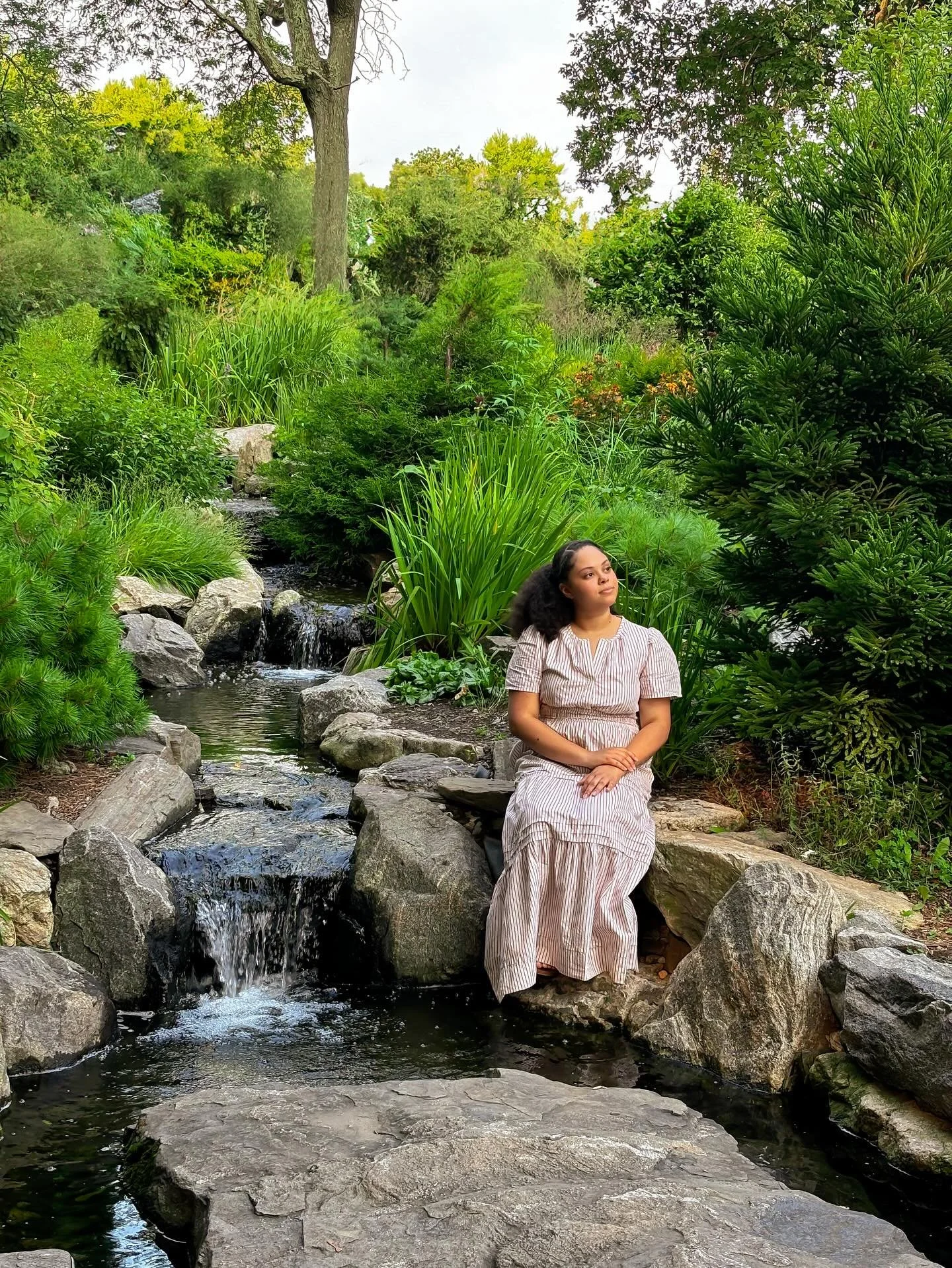 She finds stillness in the wind that carries food for the birds for her God has provided it. She finds comfort in the flowing stream for it provides the thirsting soils water. How much more will He do for her, when He has promised a life of peace and