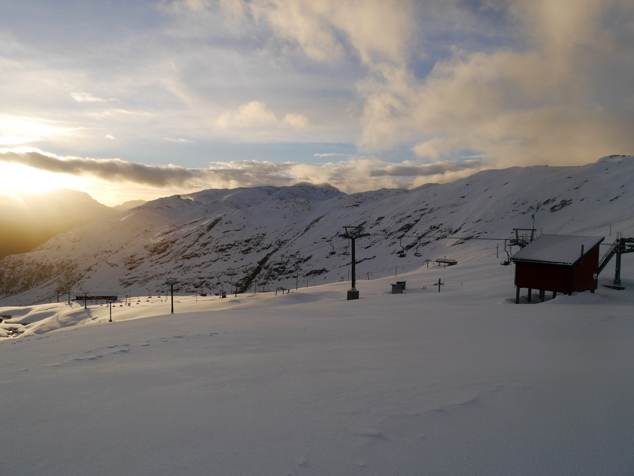 Vær og snø — Røldal Skisenter