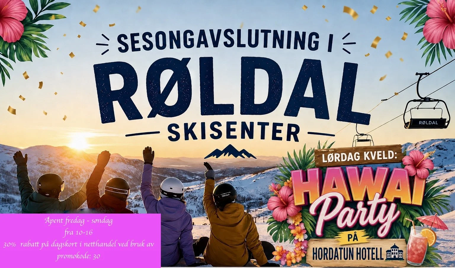 Velkommen til avslutningshelg! 