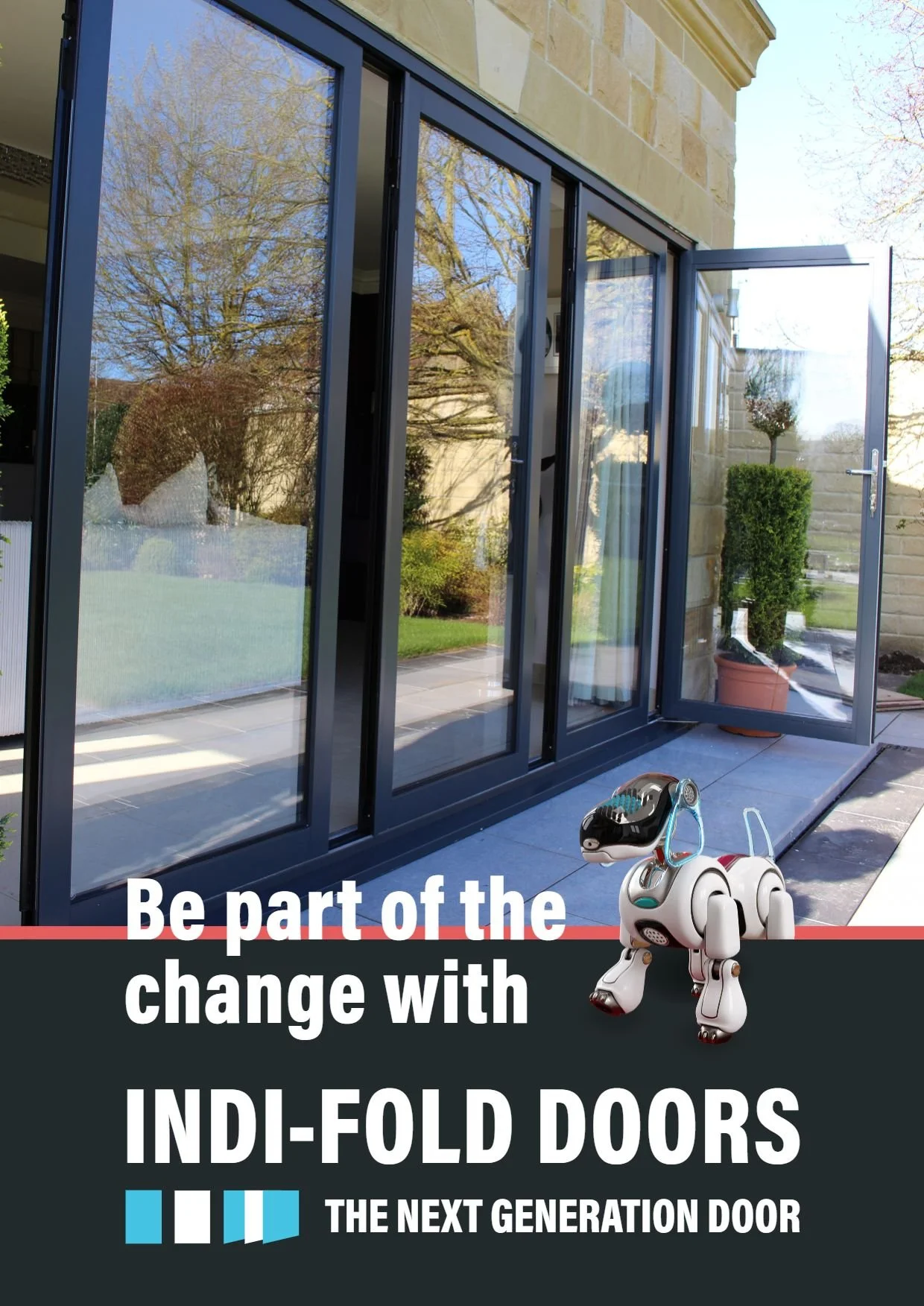 Indi-Fold Slide & Stack Panoramic Patio Doors | External Doors Online
