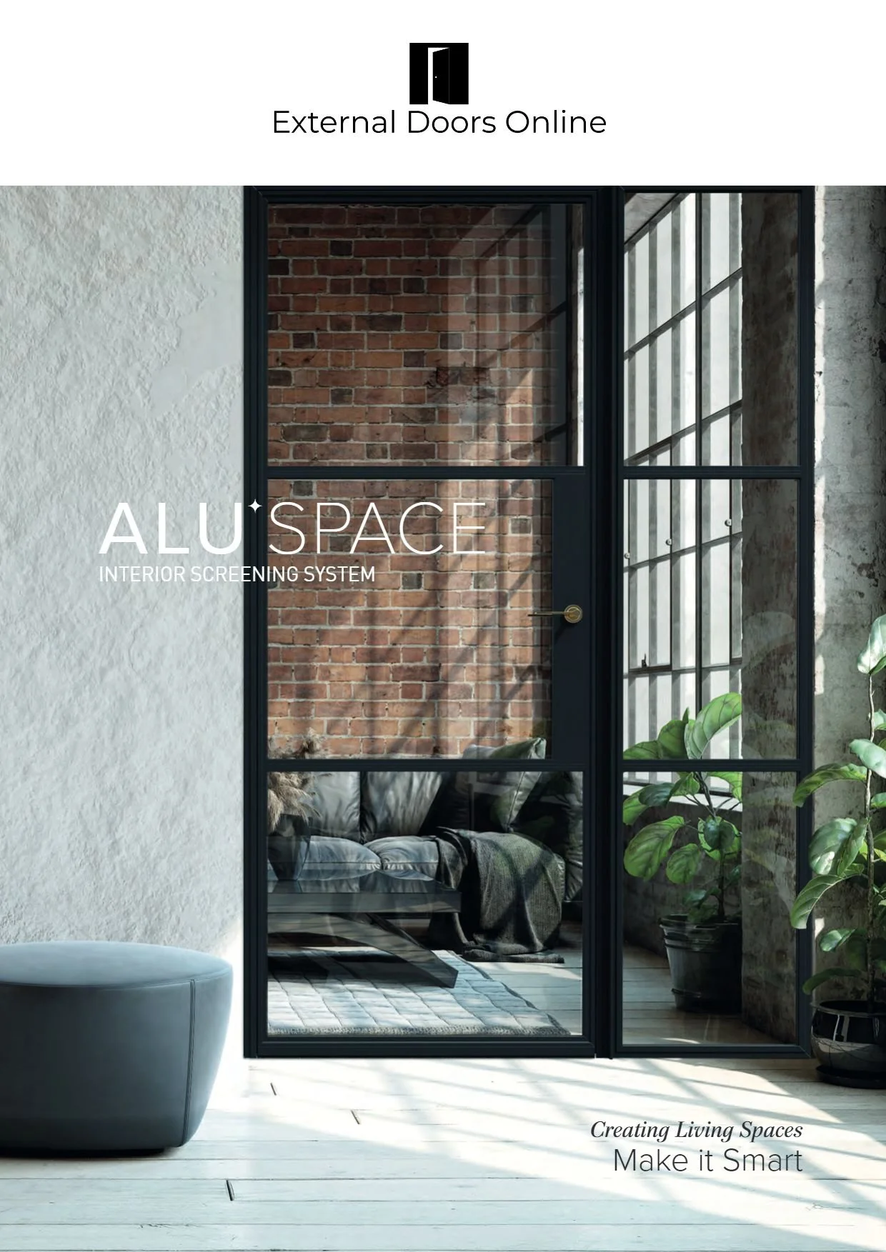Smarts Aluspace Steel Look Art Deco Aluminium Doors | External Doors Online