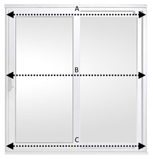 How to measure a sliding door width external doors online