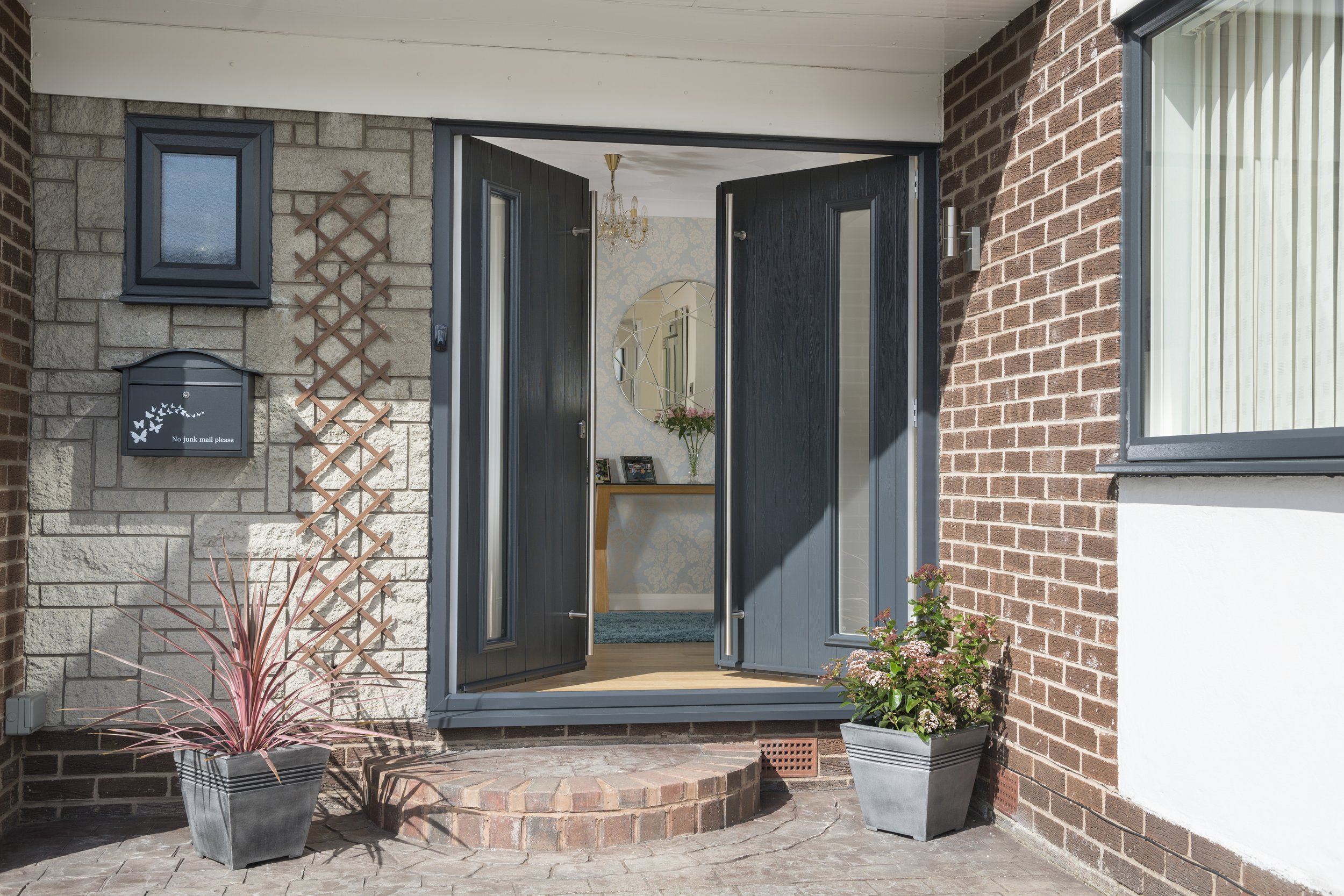 Standard Size uPVC French Doors