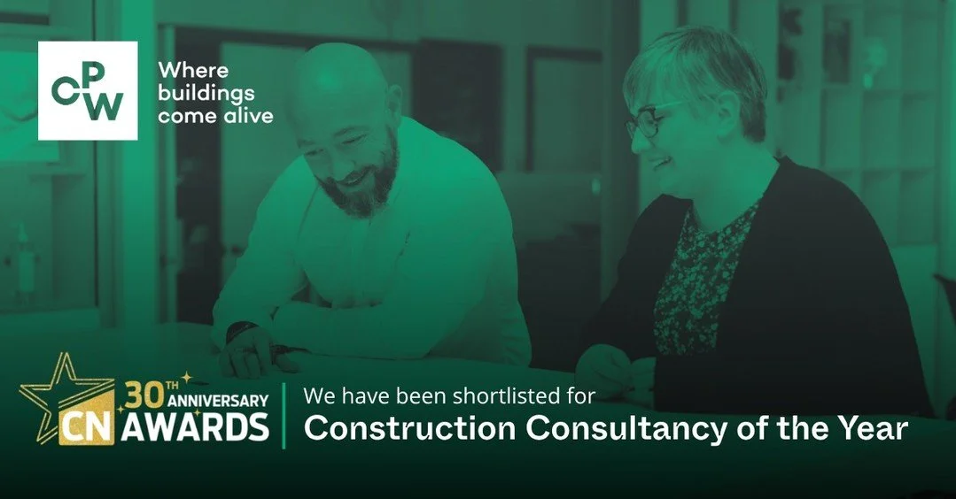 We&rsquo;re delighted to share that CPW has been shortlisted for 'Construction Consultancy of the Year' at the Construction News Awards 2026! @CN_Awards 🎉

This recognition marks an incredible milestone in our journey, and is only possible because o