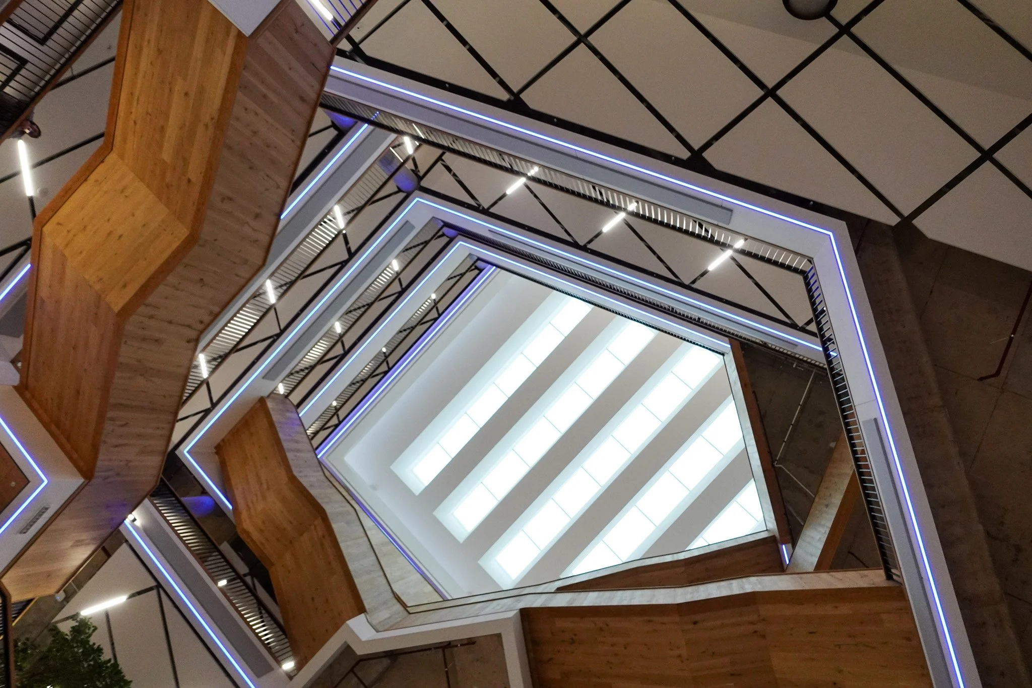 The Cavendish Building, University of Derby, Reception, Stairways, CPW