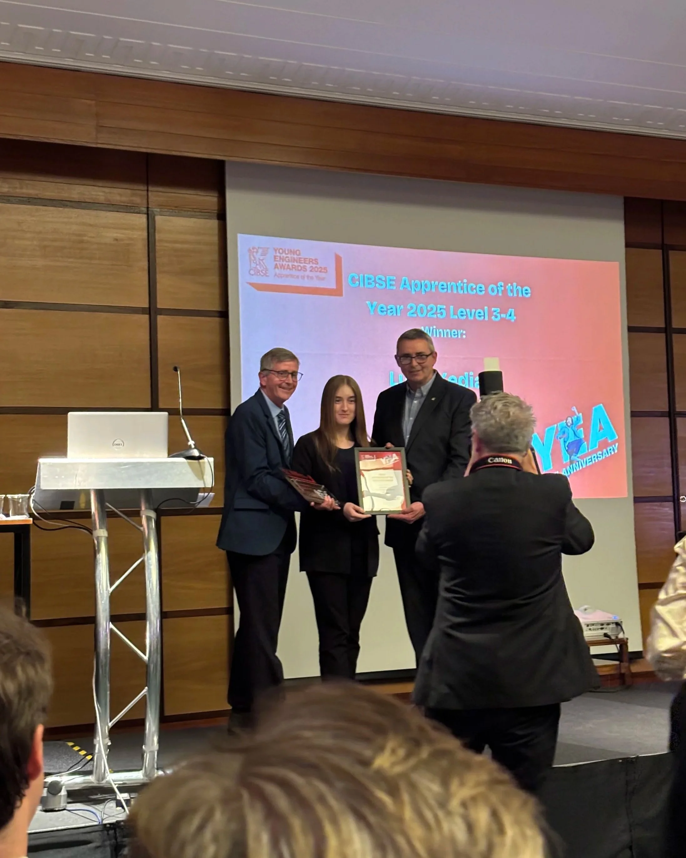 CIBSE YEN Winner Lucy Kedian 2025, Apprentice of the Year, Public Health Engineer, Women in Engineering