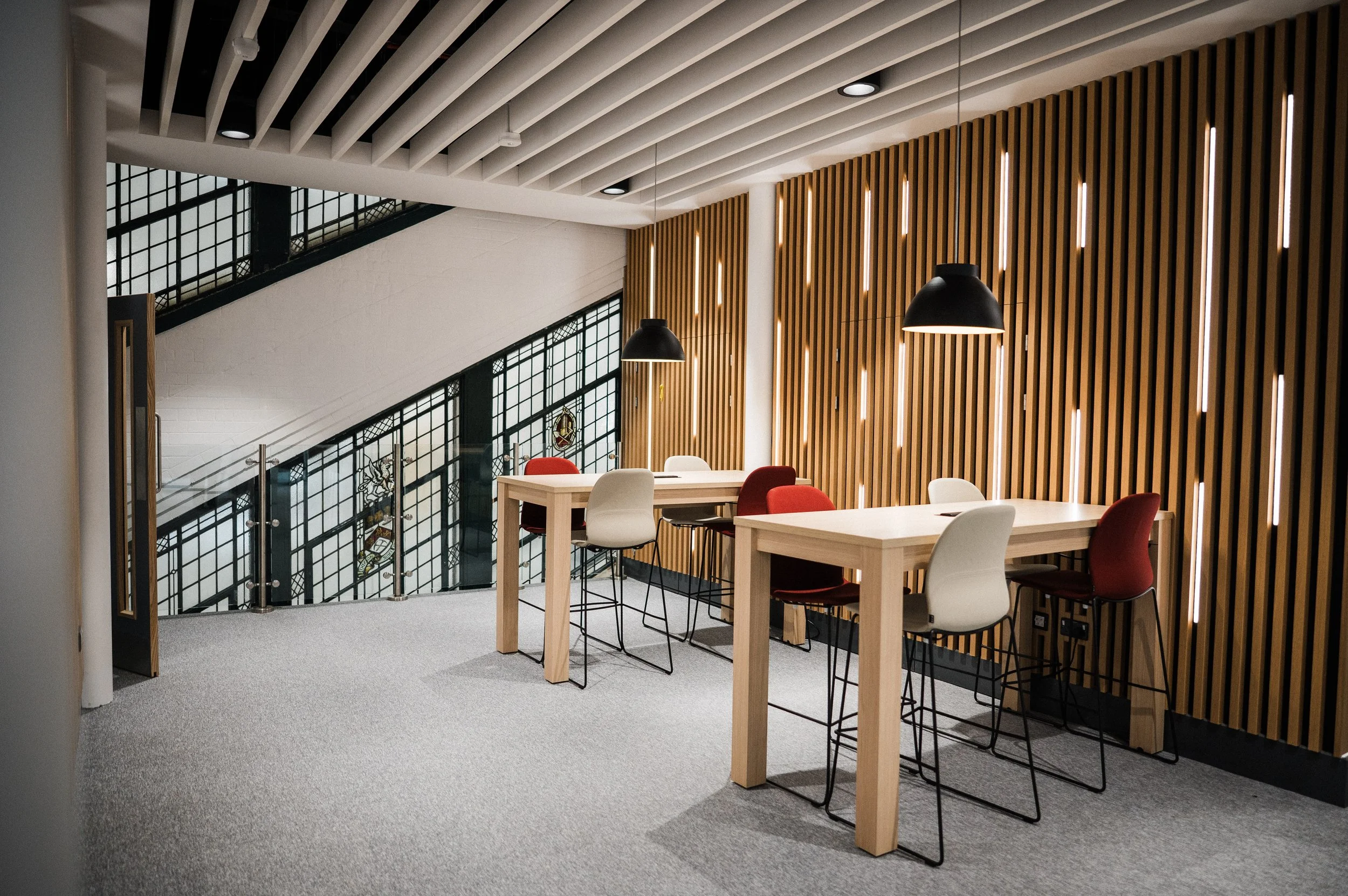 Barnsley College Institute of Technology, CPW, MEP Engineering, Building Services, Interior, Study Space