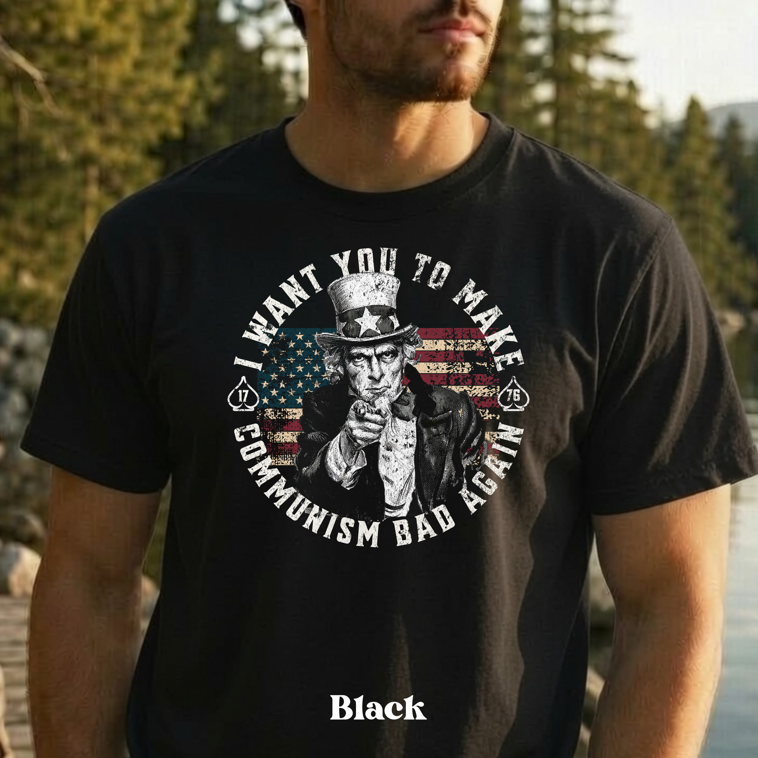 Make Communism Bad Again –Vintage Wash Out Uncle Sam Edition