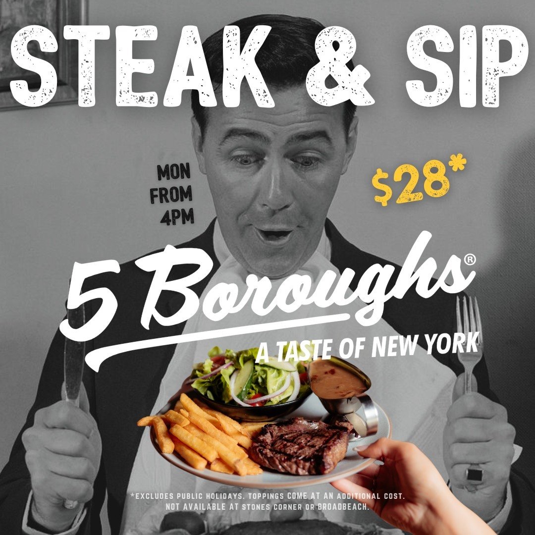 Have you heard the news? 👀 Until the end of June our juicy STEAK &amp; SIP offer is here every Monday 🥩

Sink your teeth into a drool-worthy 200g Rump Steak, served with fries, fresh salad, and your choice of local tap beer, house wine, or soft dri