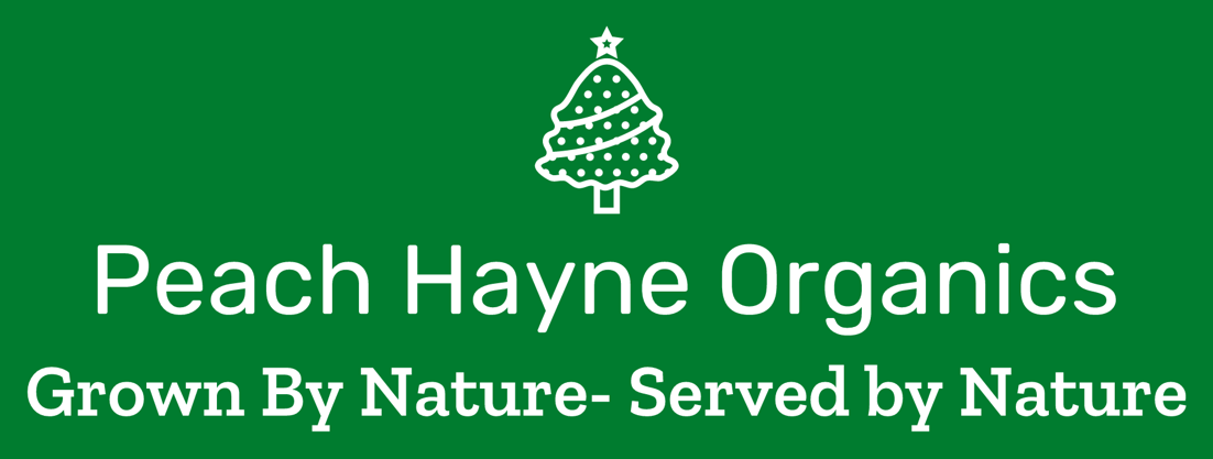 Peach Hayne Organics Christmas Trees