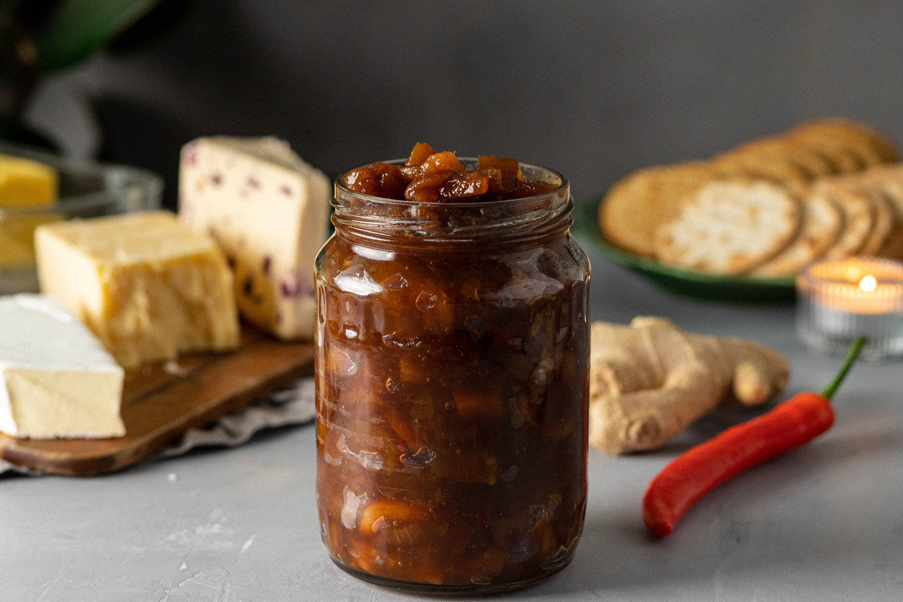 Pear and Stem Ginger Chutney