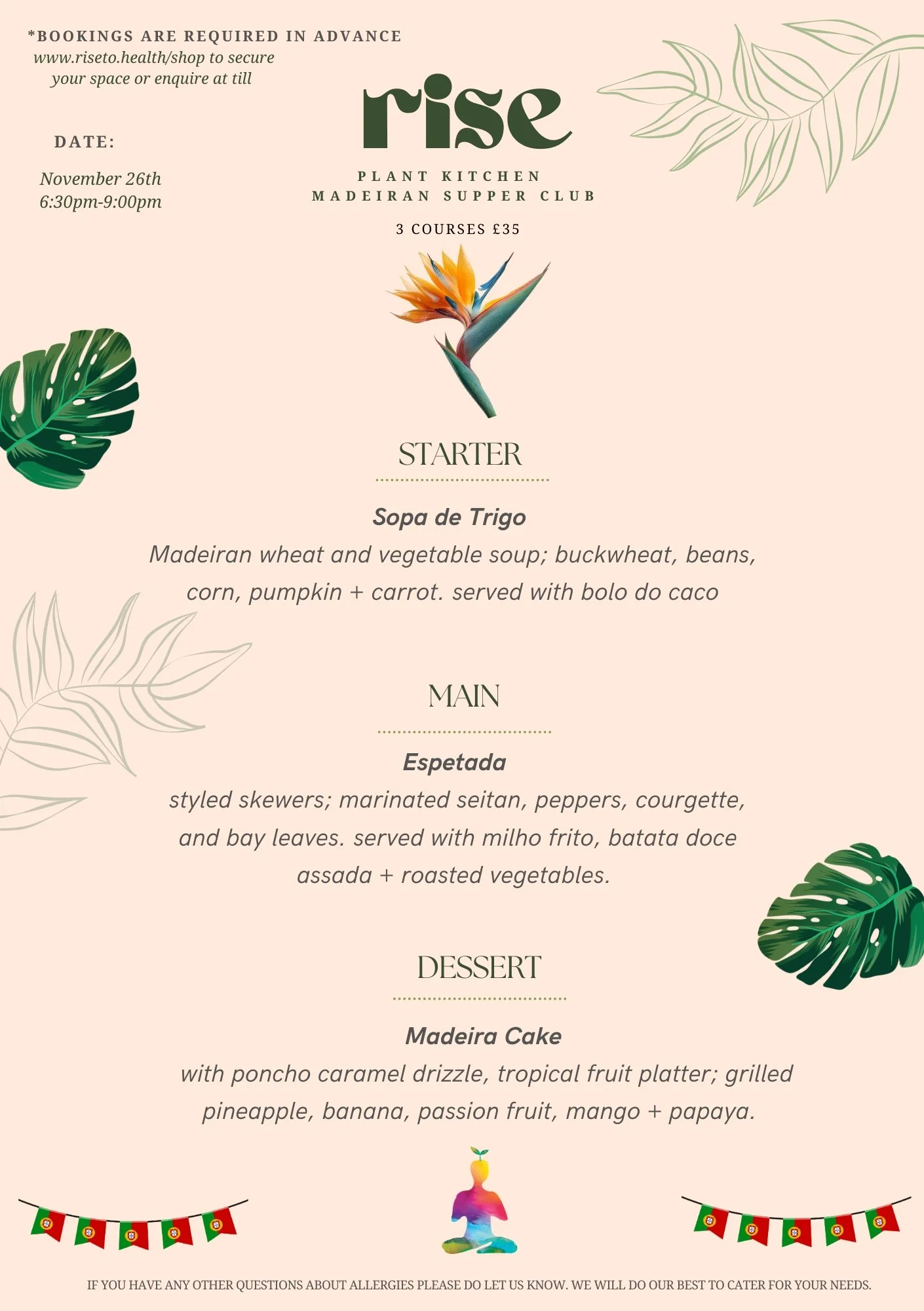 🌴 Madeiran Supper Club🌴