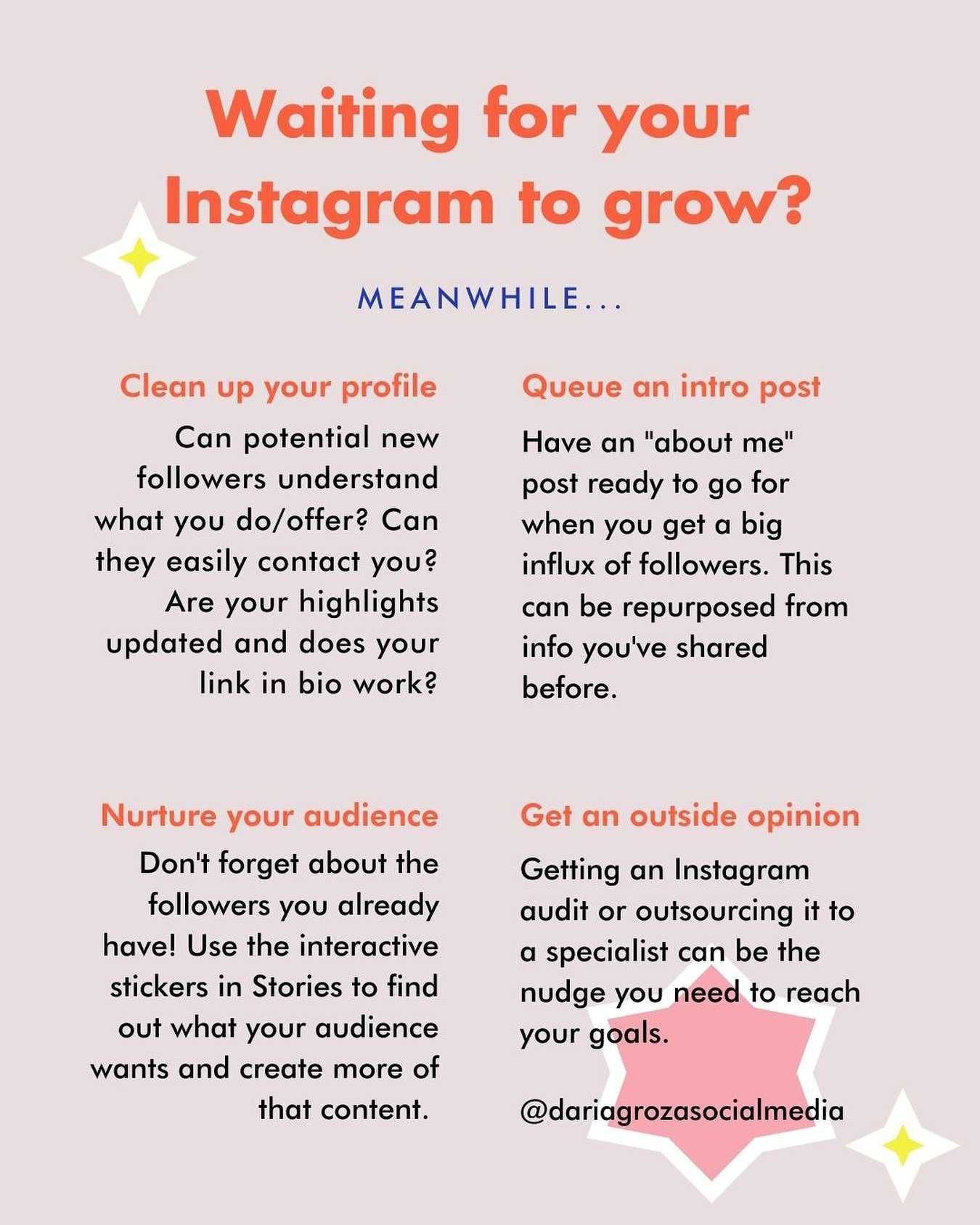 Waiting is no fun&hellip; how about you keep busy in the meantime? 

SAVE this post if you don&rsquo;t know what to do while waiting for your Instagram to grow 👆

#smallbizmarketing&nbsp;#instastrategy&nbsp;#igtips&nbsp;#contentmarketing&nbsp;#makrt