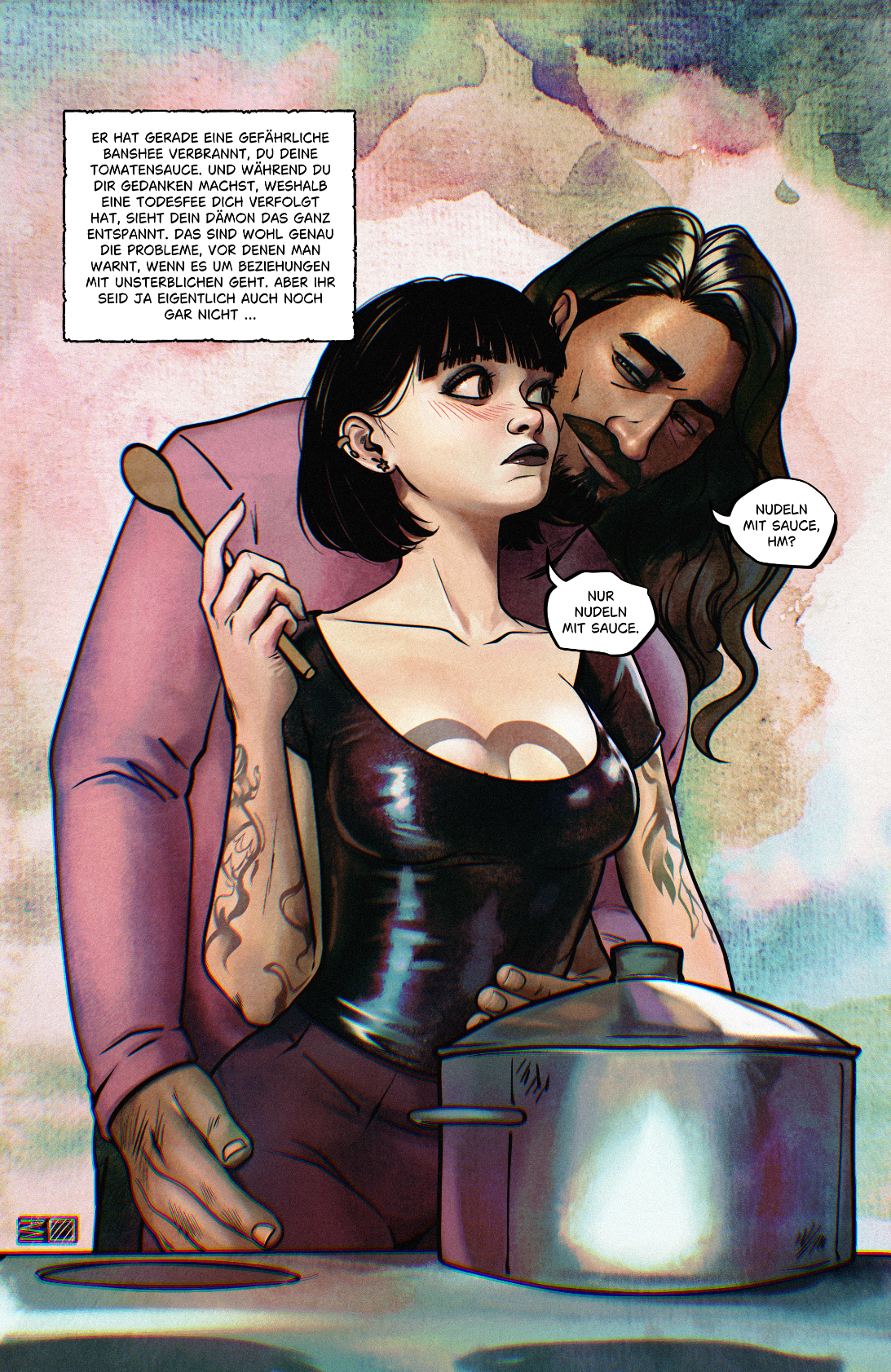 Semi Realistisch - Halfbody - 3D Painting - Voll ausgearbeitet