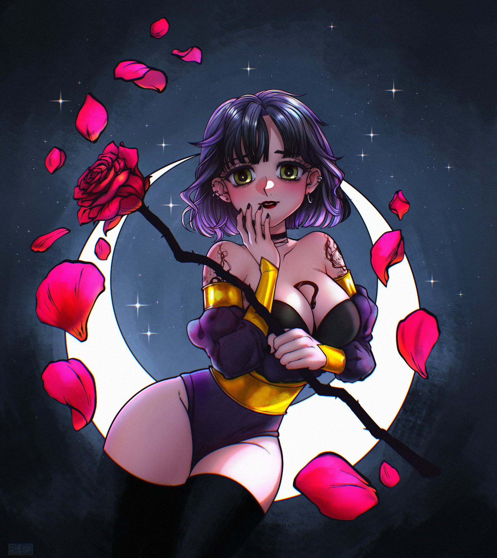Manga - Halfbody - 3D Painting - Voll ausgearbeitet