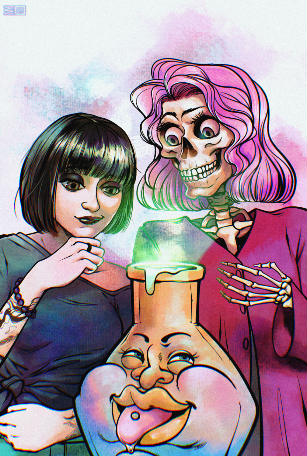 Semi Realistisch - Halfbody - 3D Painting - Voll ausgearbeitet