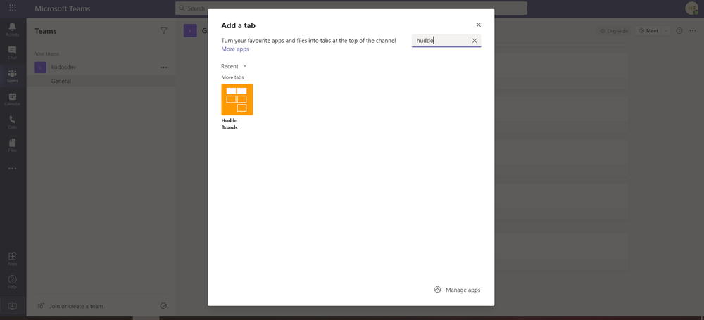 Trial Huddo Boards in MS Teams — Huddo