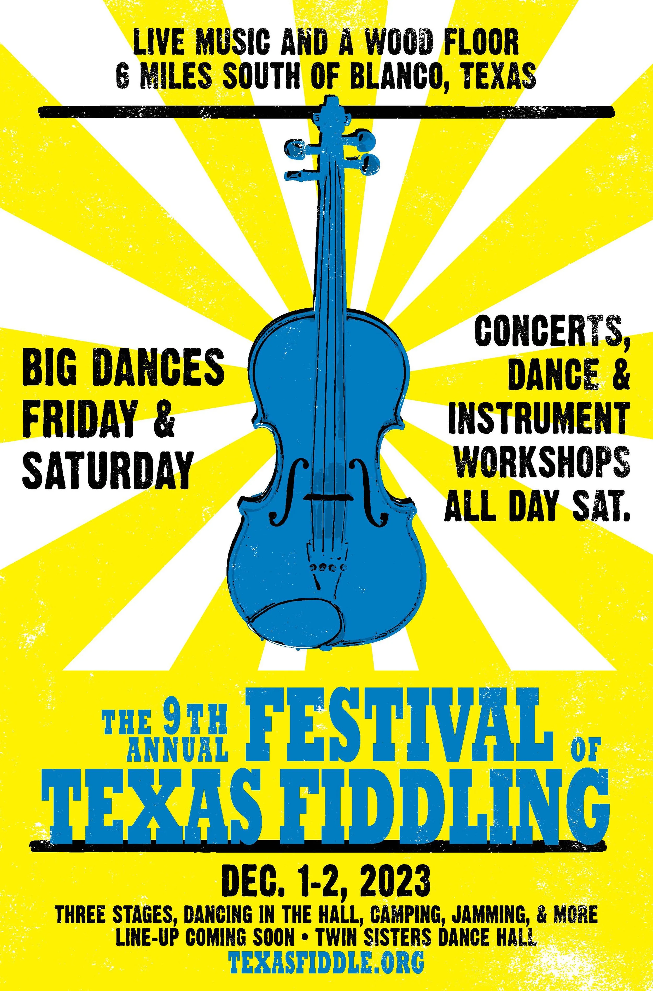 8th Annual Festival of Texas Fiddling, Dec 2-3, 2023