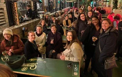 Pre-conference drinks with the London Divas