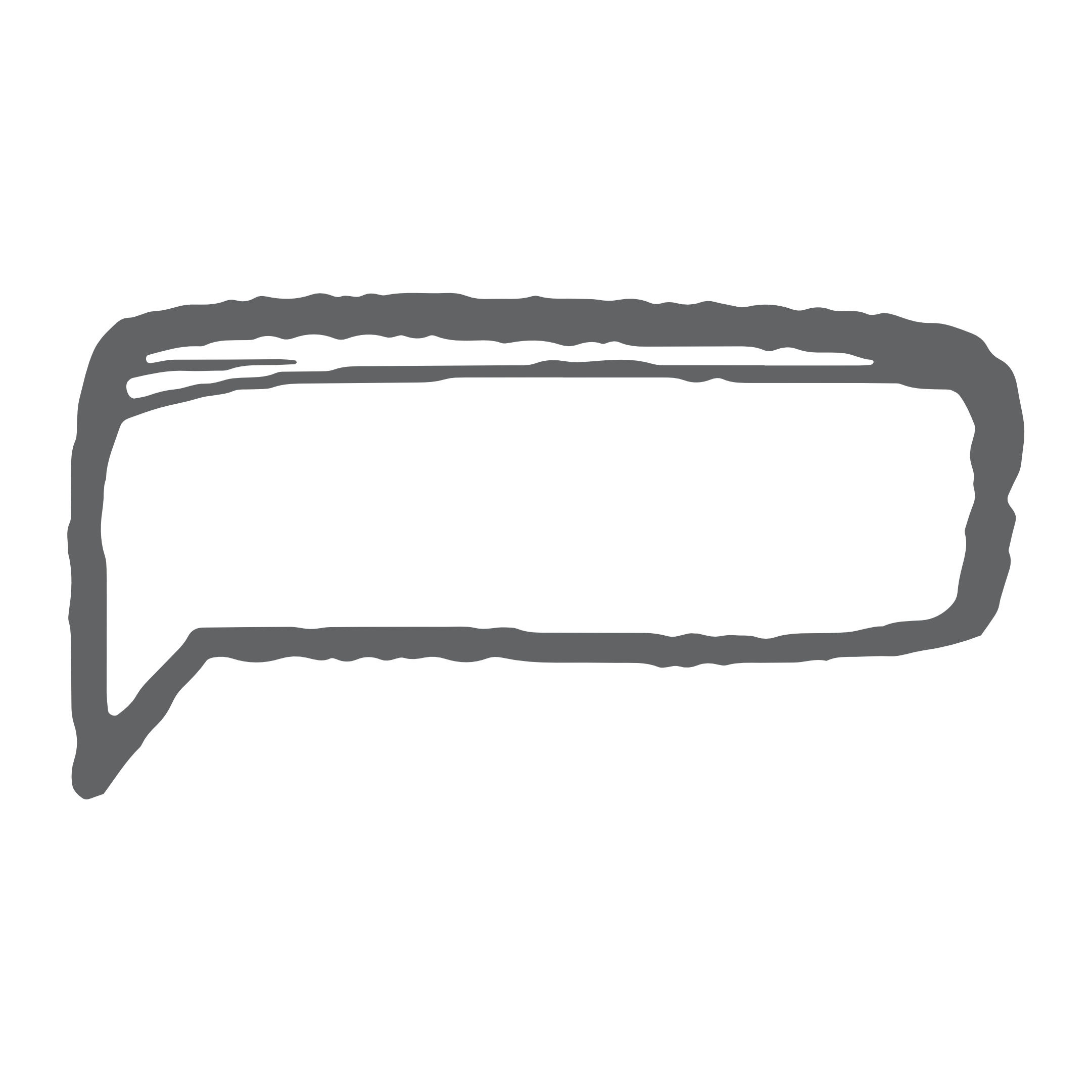 Geometric drawing of an outline square with sections divided by vertical, horizontal, and diagonal lines.