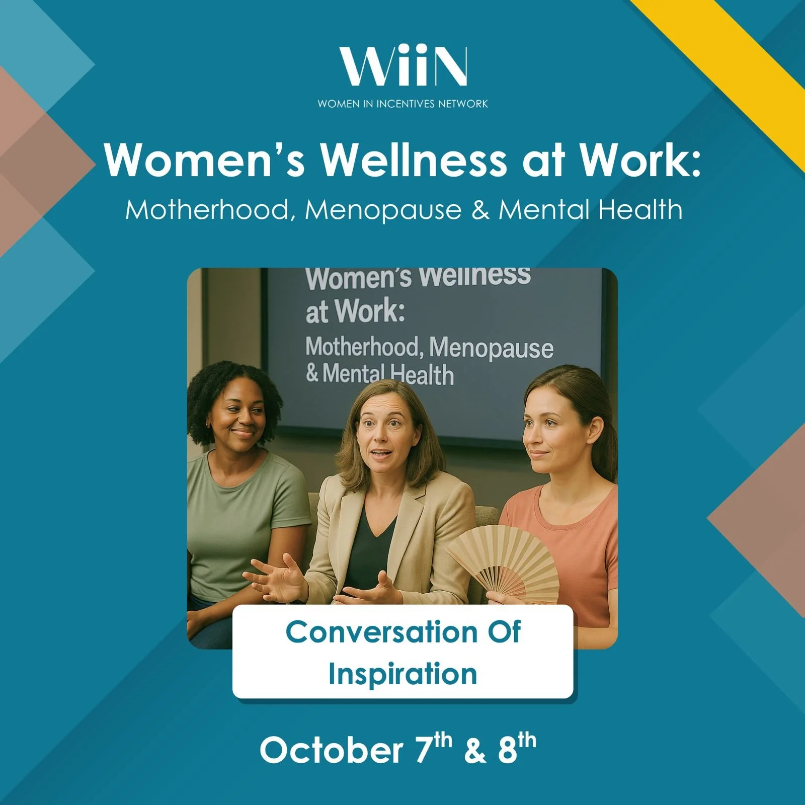 Conversation Of Inspiration: Women’s Wellness at Work: Motherhood, Menopause & Mental Health