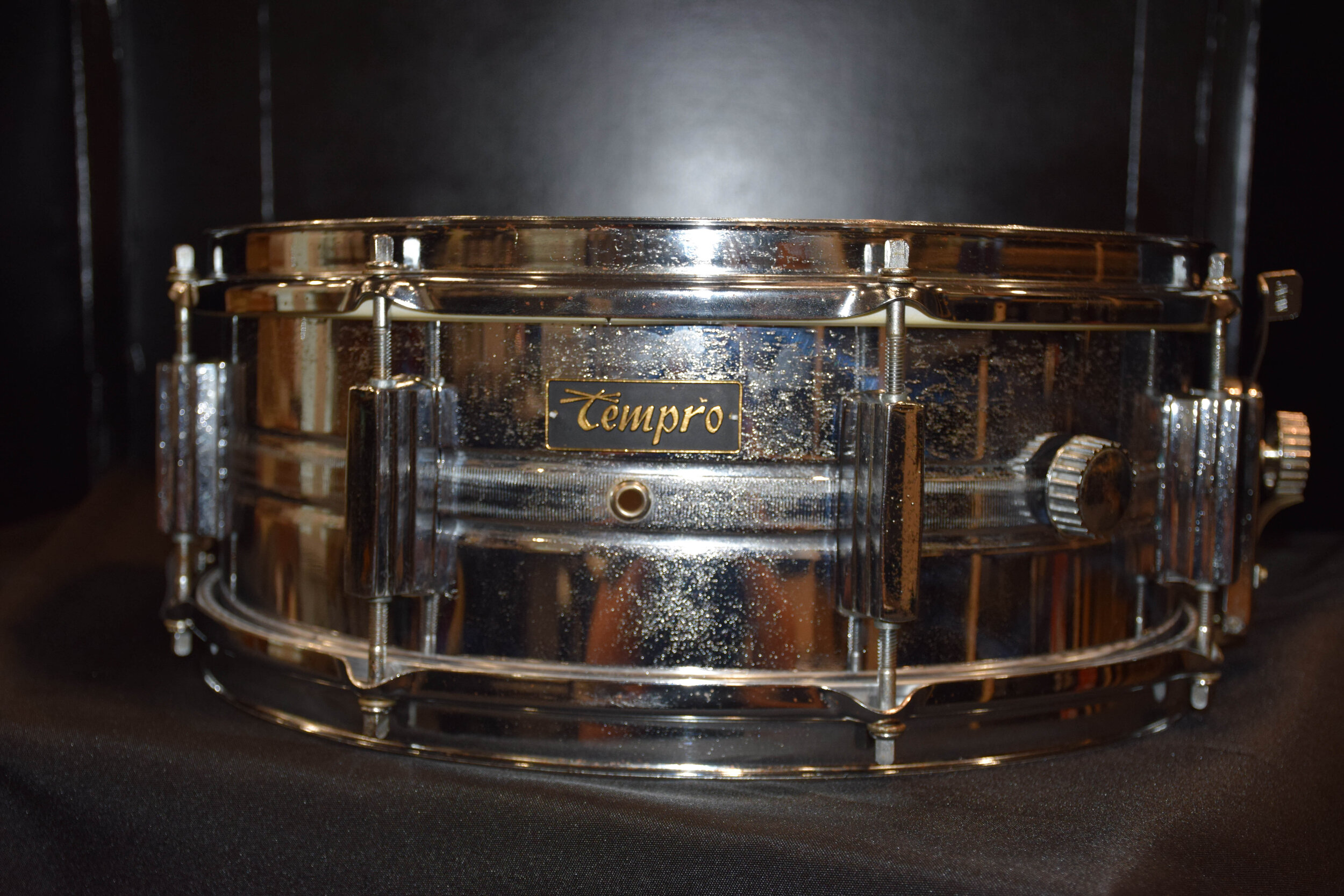 1970's Tempro 5X14 Chrome Snare Drum