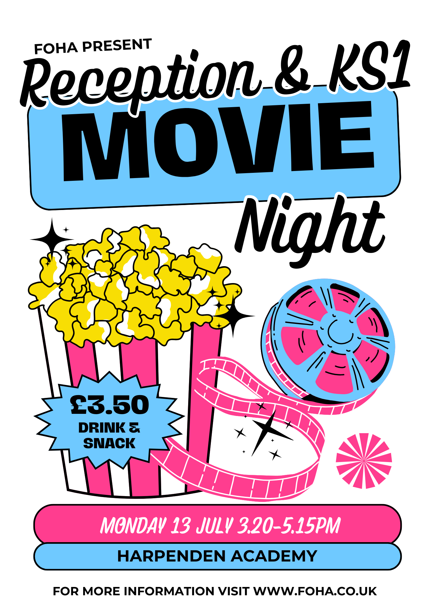 Summer Movie Night (Reception & KS1)