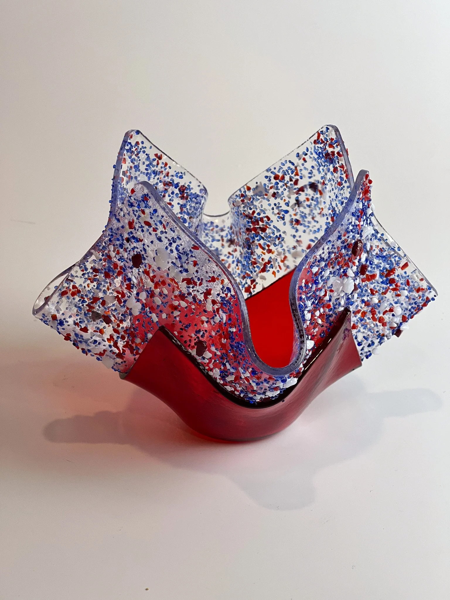 Crimson Handkerchief Votive